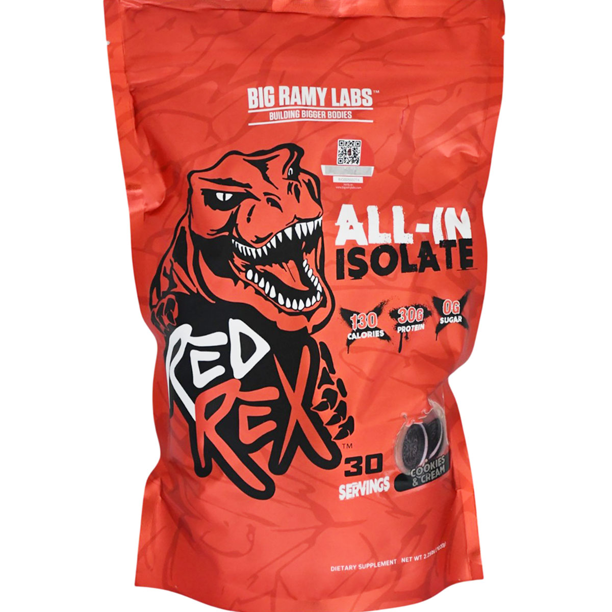 Red Rex All In Isolate Cookies and Cream 1020gm image number 0
