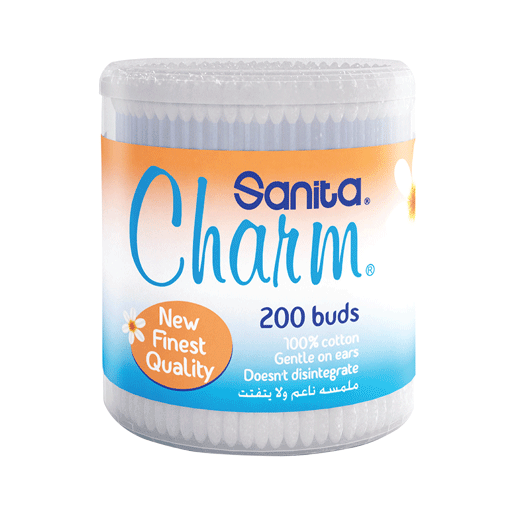 Sanita Charm Cotton Buds 200 Pieces