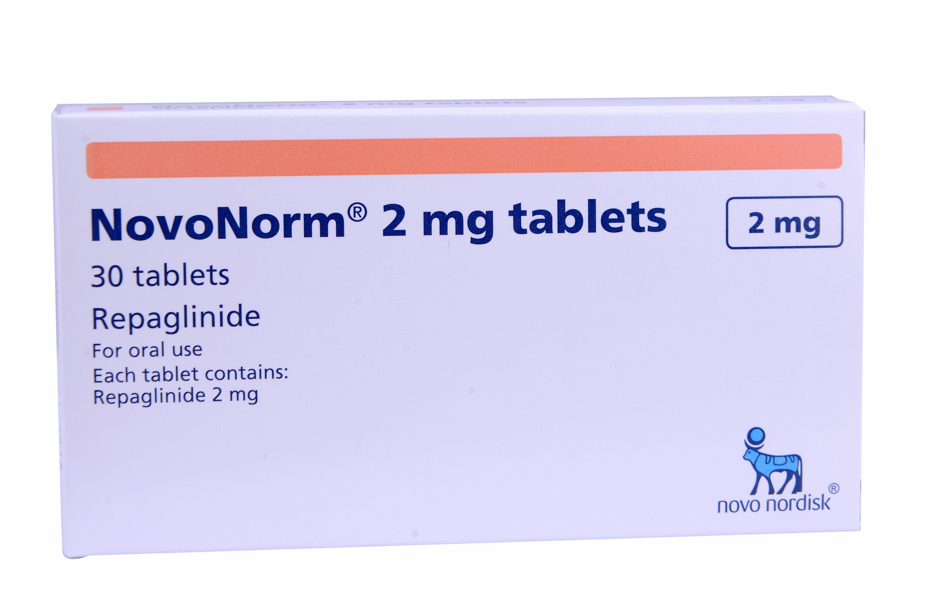 Novonorm 2mg 30 Tablets