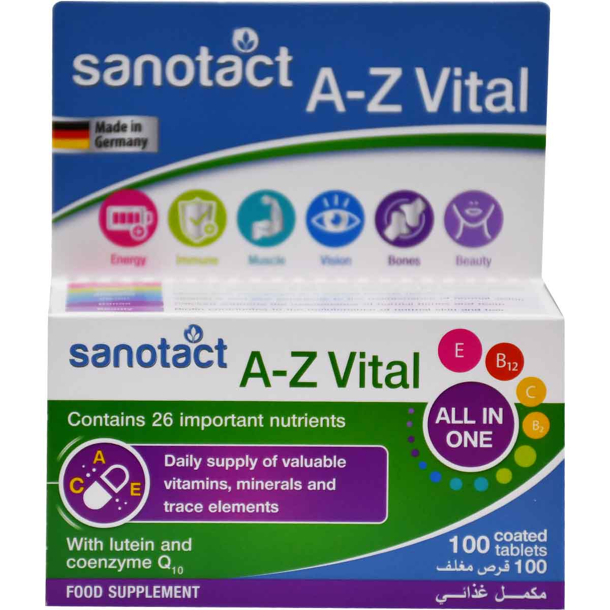 Sanotact A-Z Vital 100 Chewable Tablets