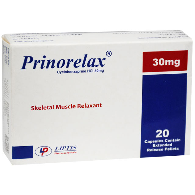Prinorelax 30mg(Extended Release)20 Capsules