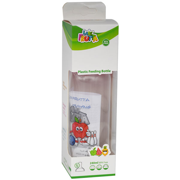 La Frutta Plastic Feeding Bottle (0 Month +) 240ml/22042