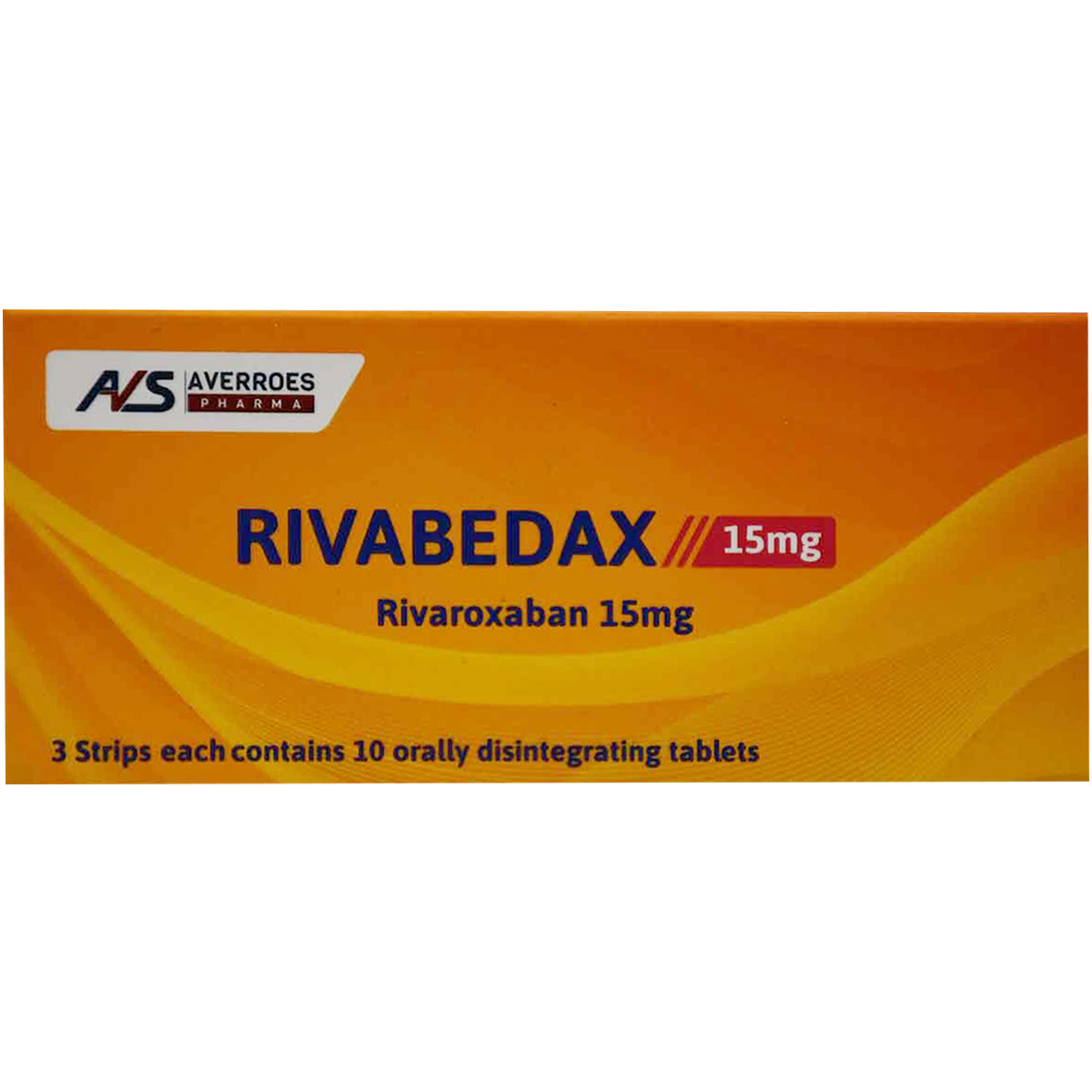 Rivabedax 15mg 30 Orally Disintegrating Tablets