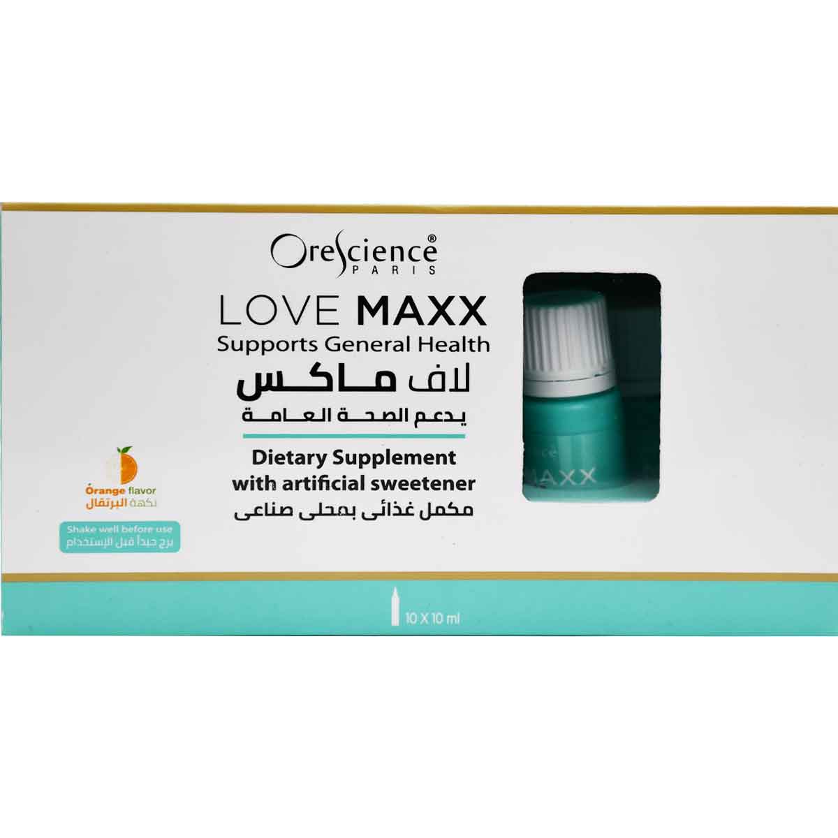 Love Maxx Orange Oral Ampoules 10 Ampoules