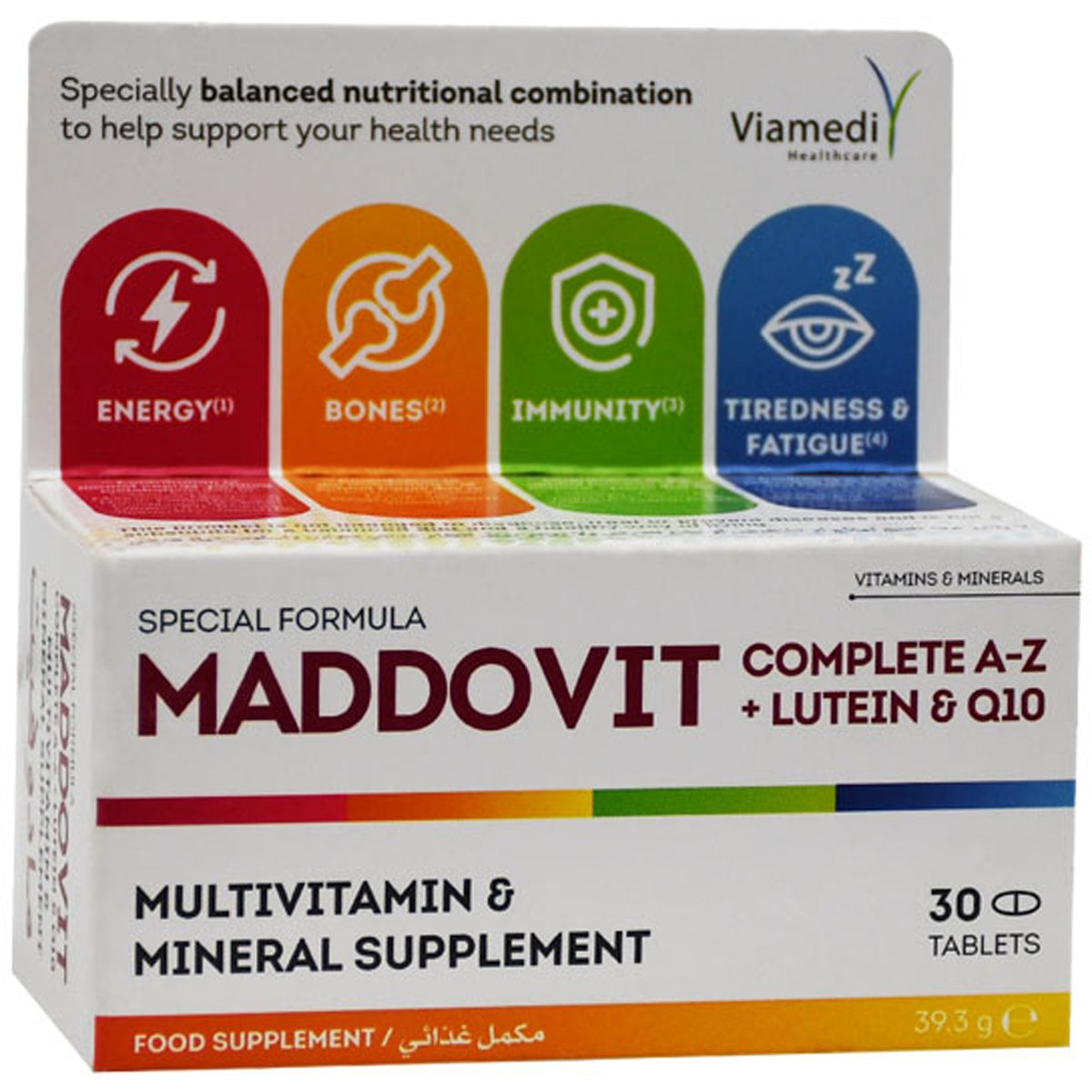 Maddovit Multi Vitamins & Minerals 30Scored Tablets