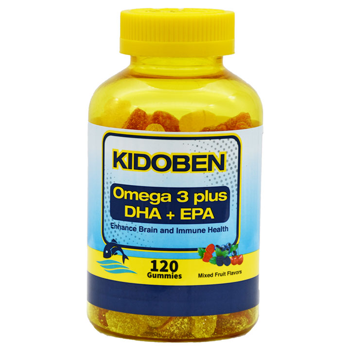 Kidoben Omega 3 Plus (DHA+EPA) 120 Gummies
