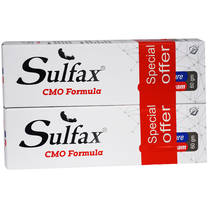 Sulfax Cmo Formula Massage Cream 60gm 1+1 Free (Offer Pack)