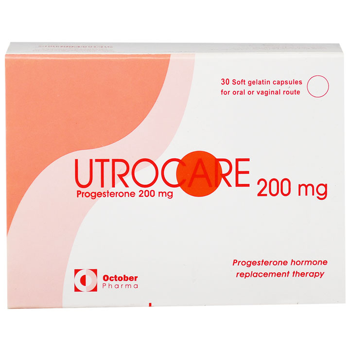 Utrocare 200mg (Oral/Vaginal) 30 capsules