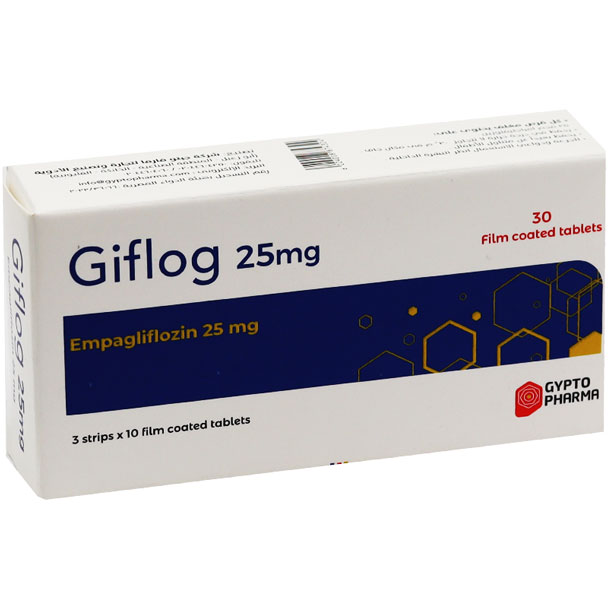 Giflog 25mg 30 Film Coated Tablets