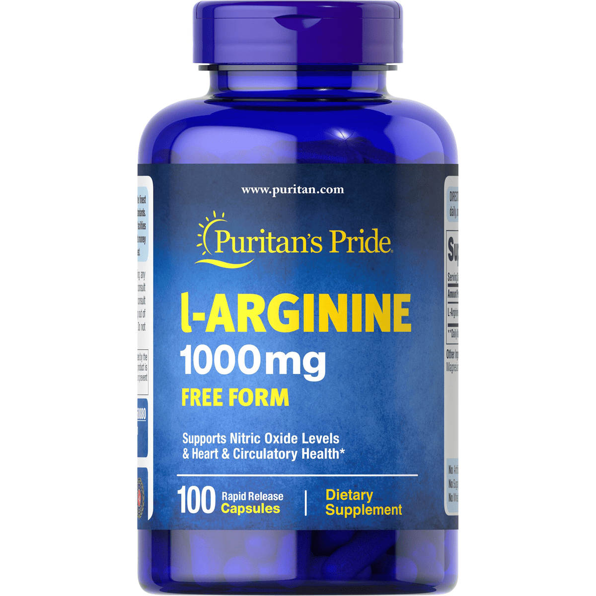 Puritan's Pride L-Arginine 1000mg 100 Capsule