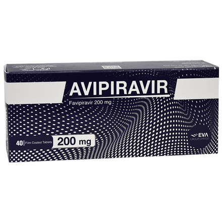 Avipiravir 200mg 40 Film Coated Tablet