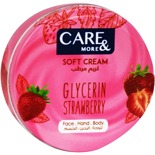 Care & More Glycerin Strawberry Soft Cream 125ml