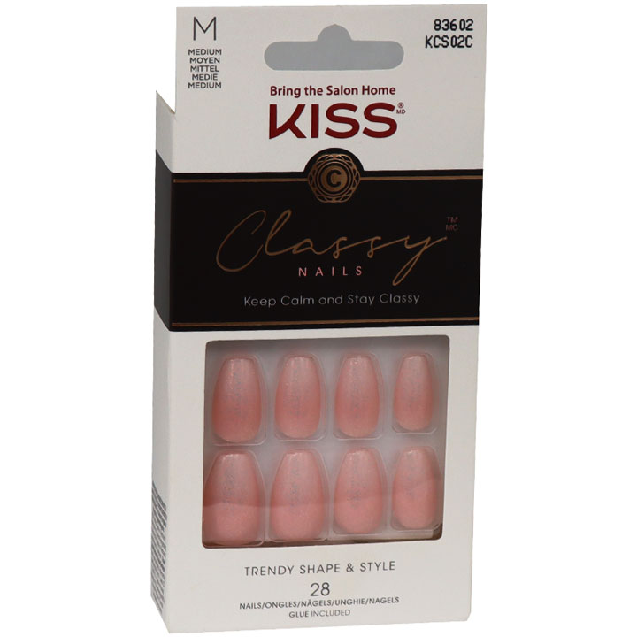 Kiss Classy Nails 28 pieces /Kcs02C