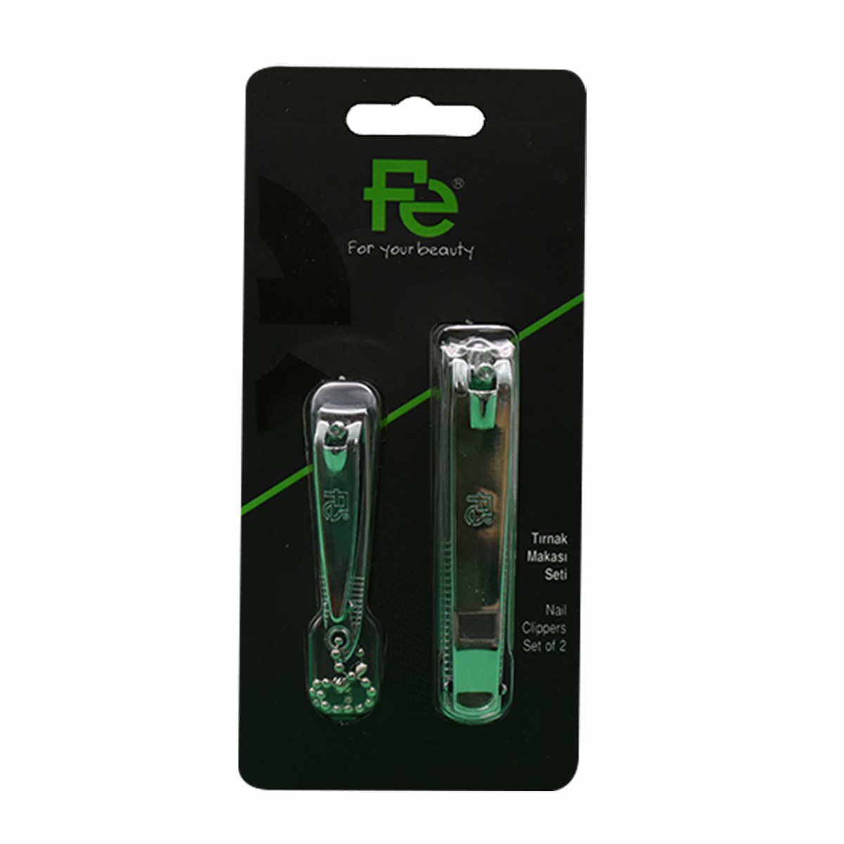 Fe Stainless Nail Clipper 2pcs/050