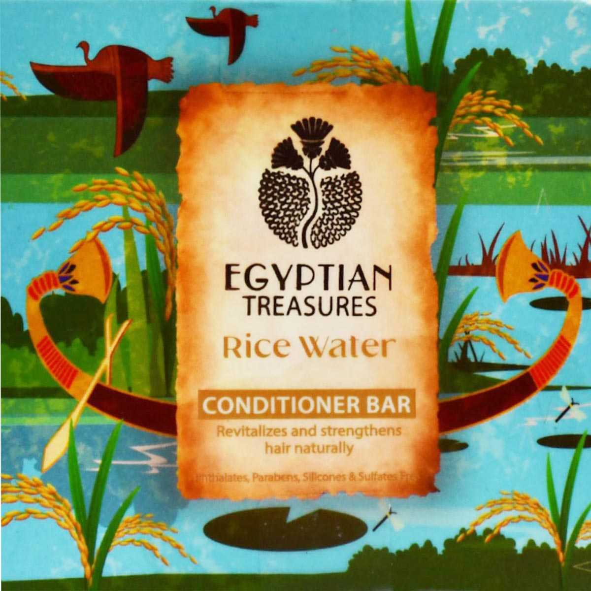 Egyptian Treasures Rice Water Conditioner Bar 100gm