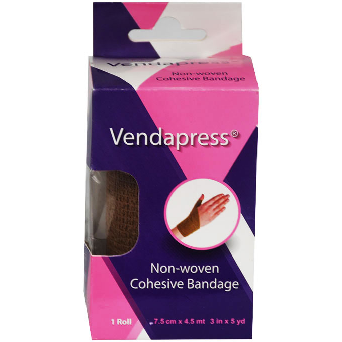 Vendapress Cohesive Bandage 7.5Cmx4.5 Metre (Paige)