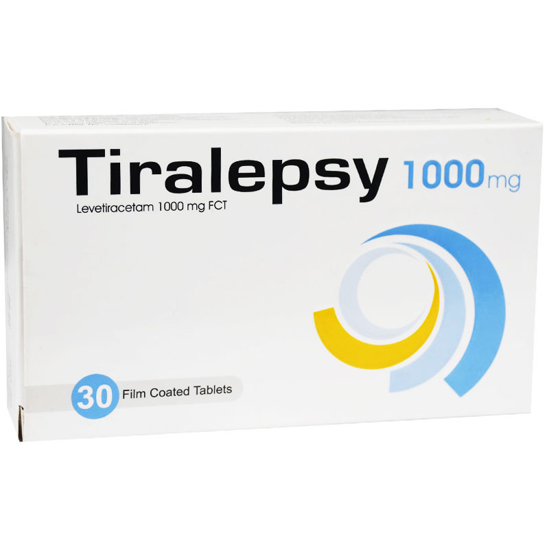 Tiralepsy 1000mg 30 Film Coated Tablets