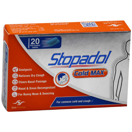 Stopadol Cold Max 20 Film Coated Tablets