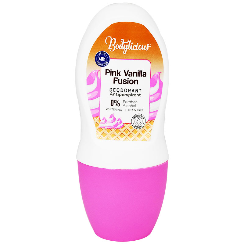 Bodylicious Pink Vanilla Fusion Deodorant Roll On For Women 50ml