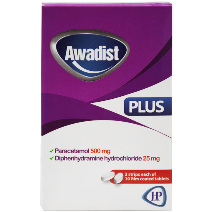 Awadist Plus (500mg+25mg) 20 Film Coated Tablet