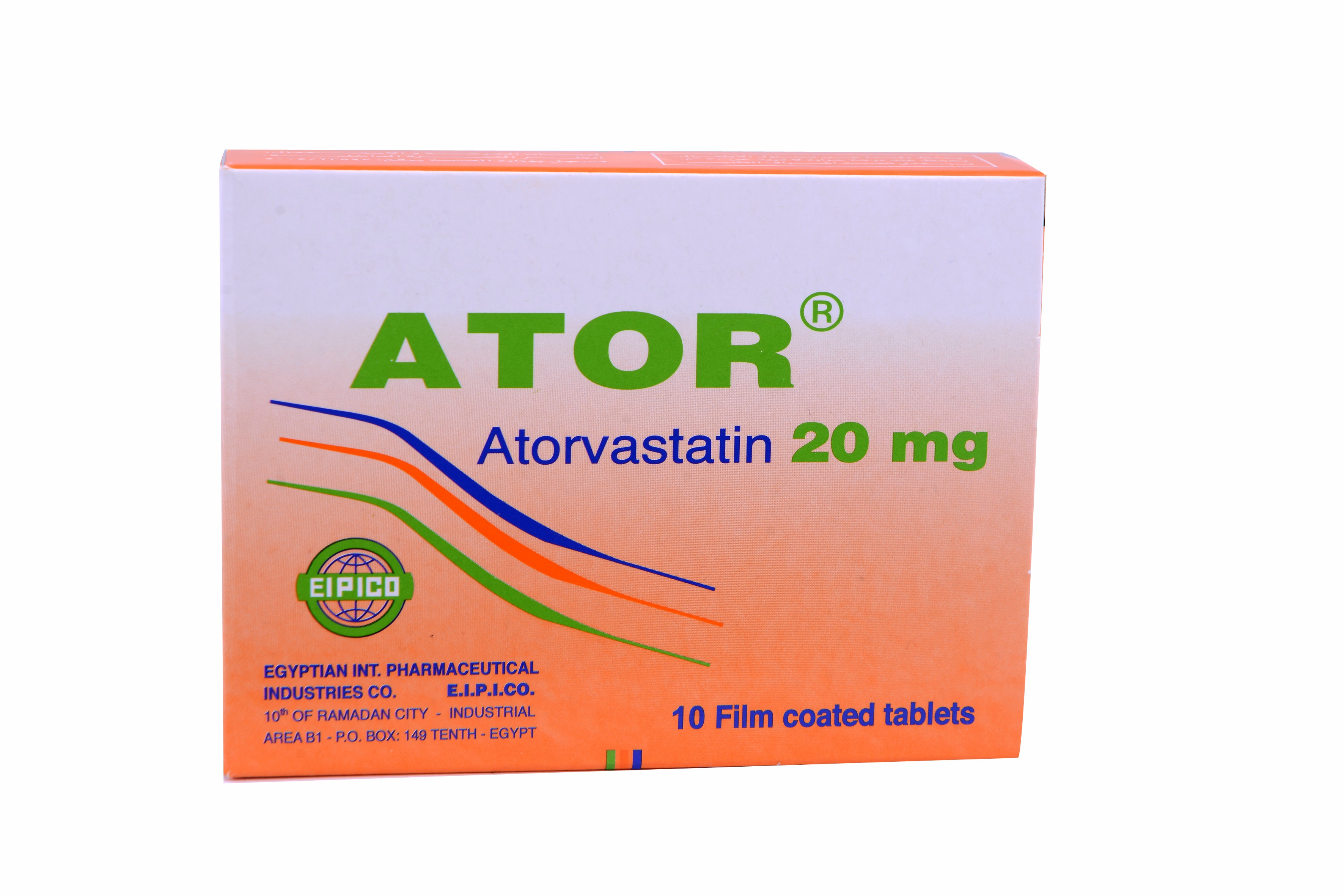 Ator 20mg 10 Tablets