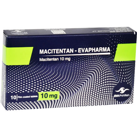Macitentan Evapharma 10mg 10 Film Coated Tablets