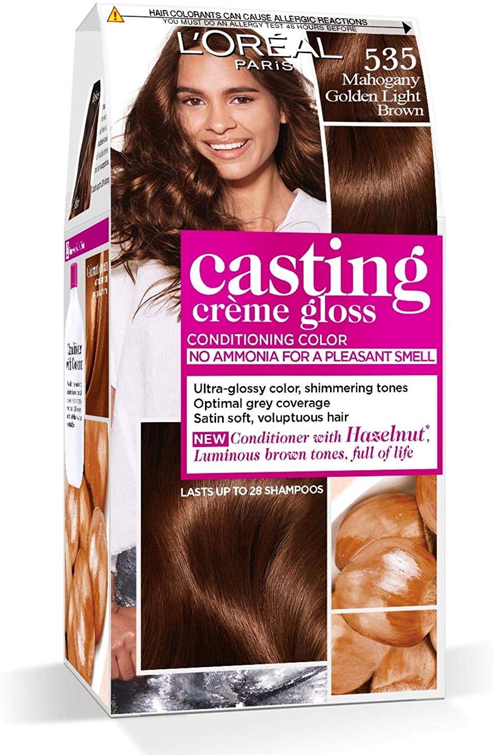 Loreal Casting Gloss Cream/535 (Mahogany Golden Light Brown)