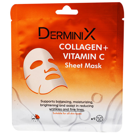 Derminix Collagen and Vitamin C Sheet Mask
