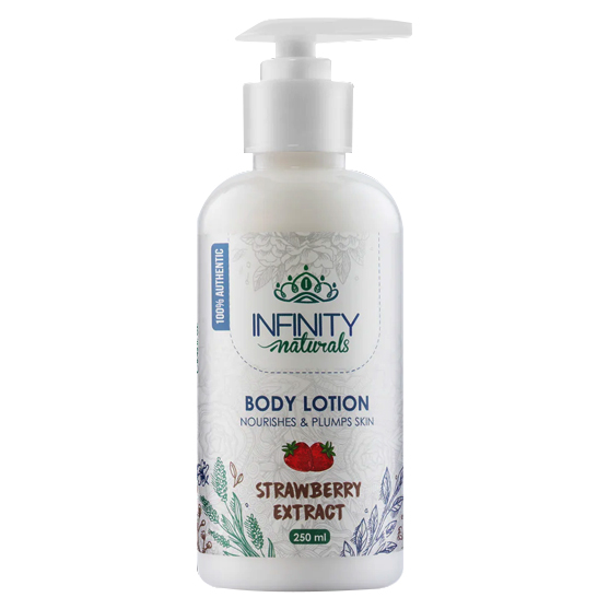 Infinity Naturals Strawberry Extract Body Lotion 250ml