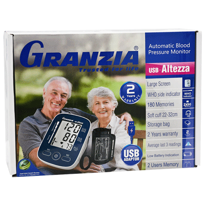 Granzia Automatic Blood Pressure Monitor USB Altezza/Ld527
