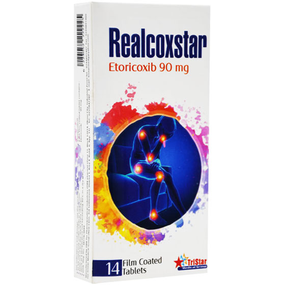 Realcoxstar 90mg 14 Film Coated Tablets