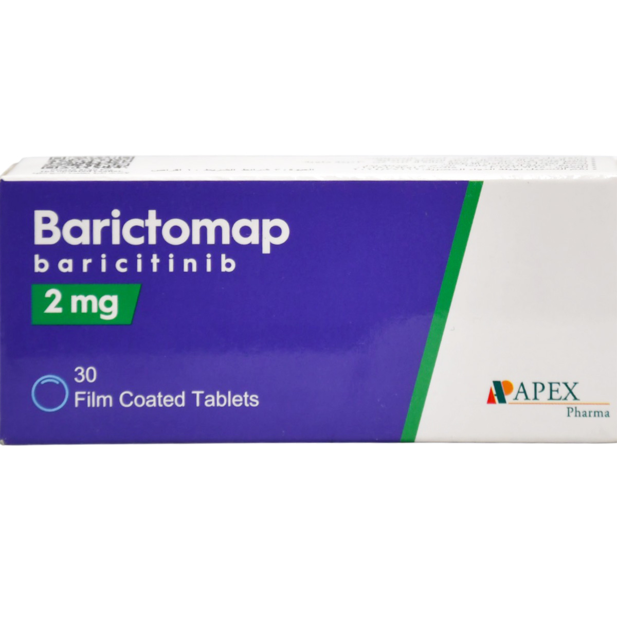 Barictomap 2mg 30 Film Coated Tablets