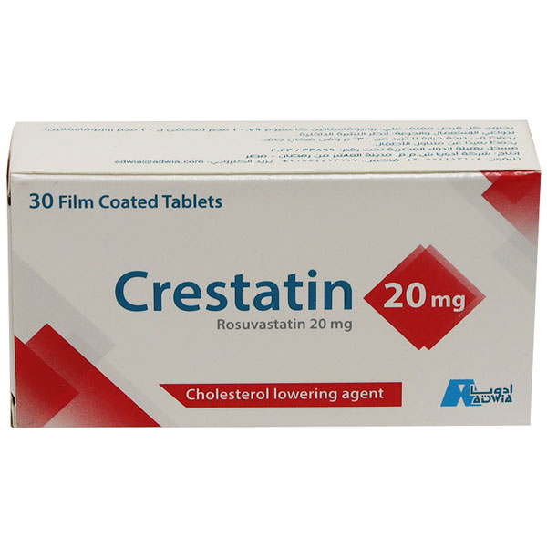 Crestatin 20mg 30 Film Coated Tablets