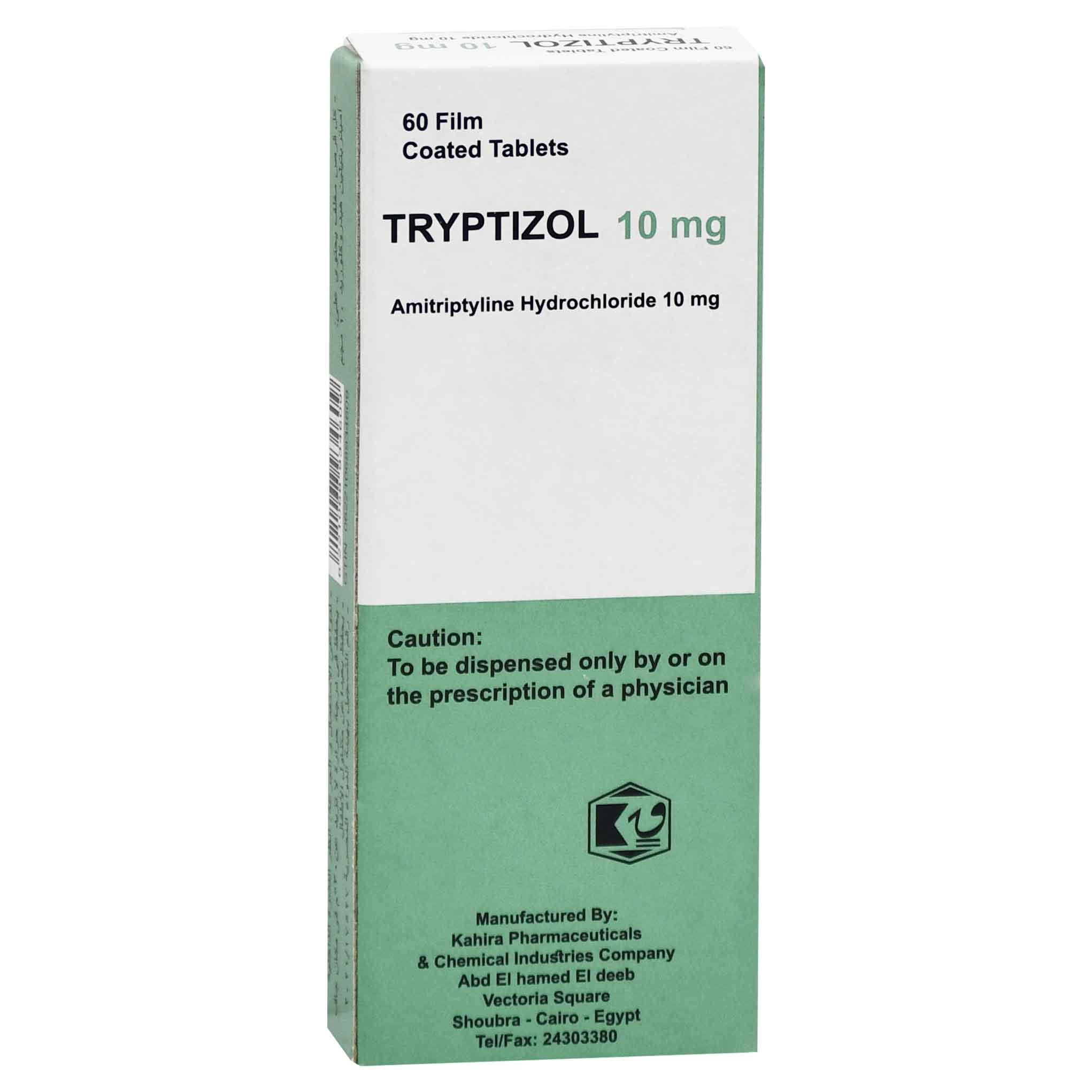 Tryptizol 10mg 60 Film Coated Tablets