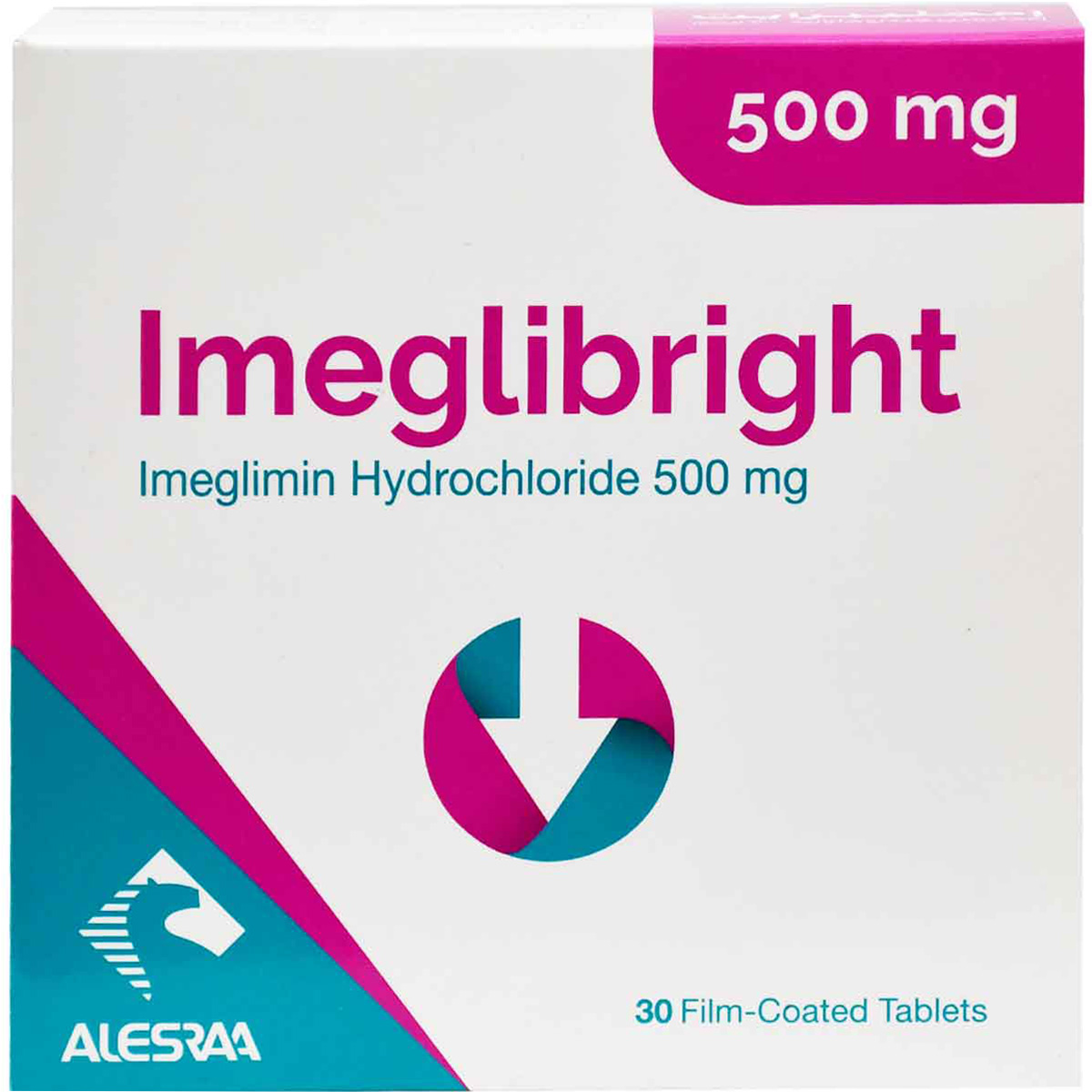 Imeglibright 500 mg 30 Film Coated Tablets