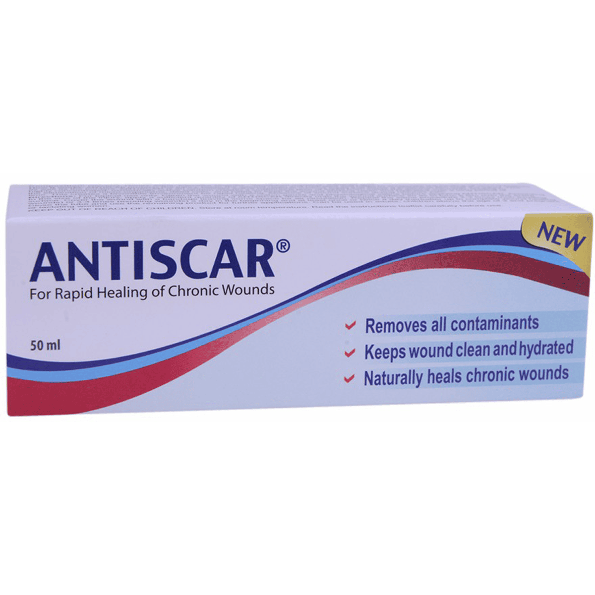 Antiscar for Chronic Wounds 50ml Gel