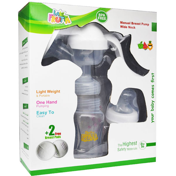 La Frutta Manual Breast Pump Wide Neck