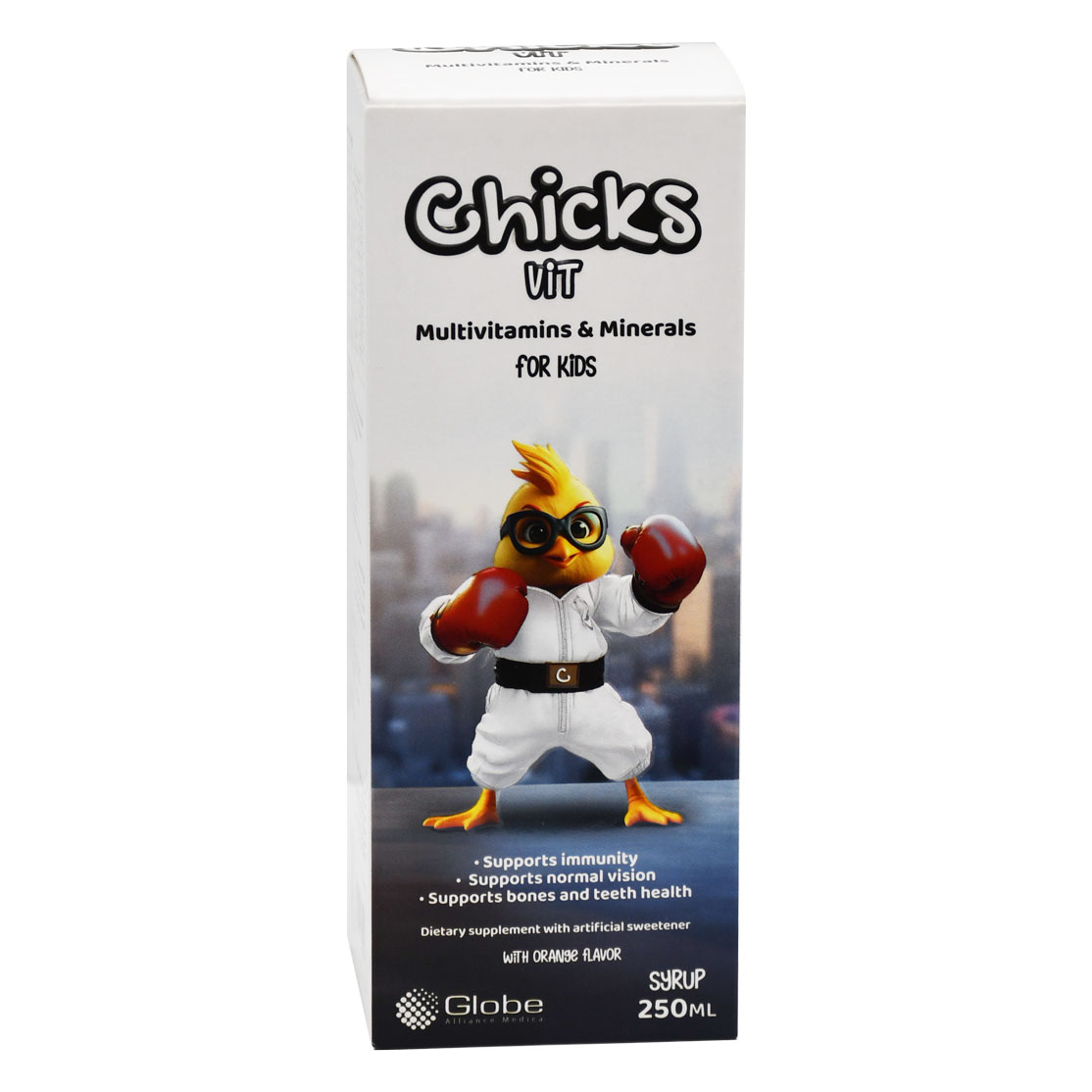 Chicks Vit for Kids Orange Flavor Syrup 250ml
