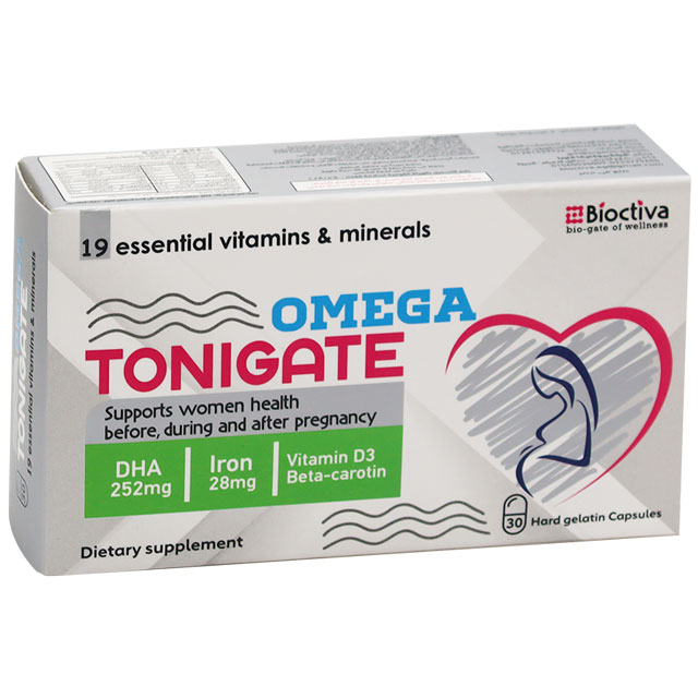 Tonigate Omega 30 Hard Gelatin Capsules