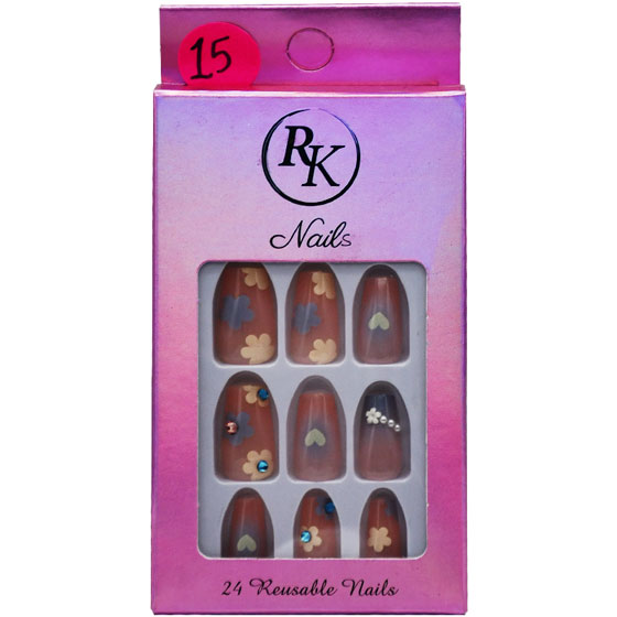 RK Reusable Nails 24 pieces/15