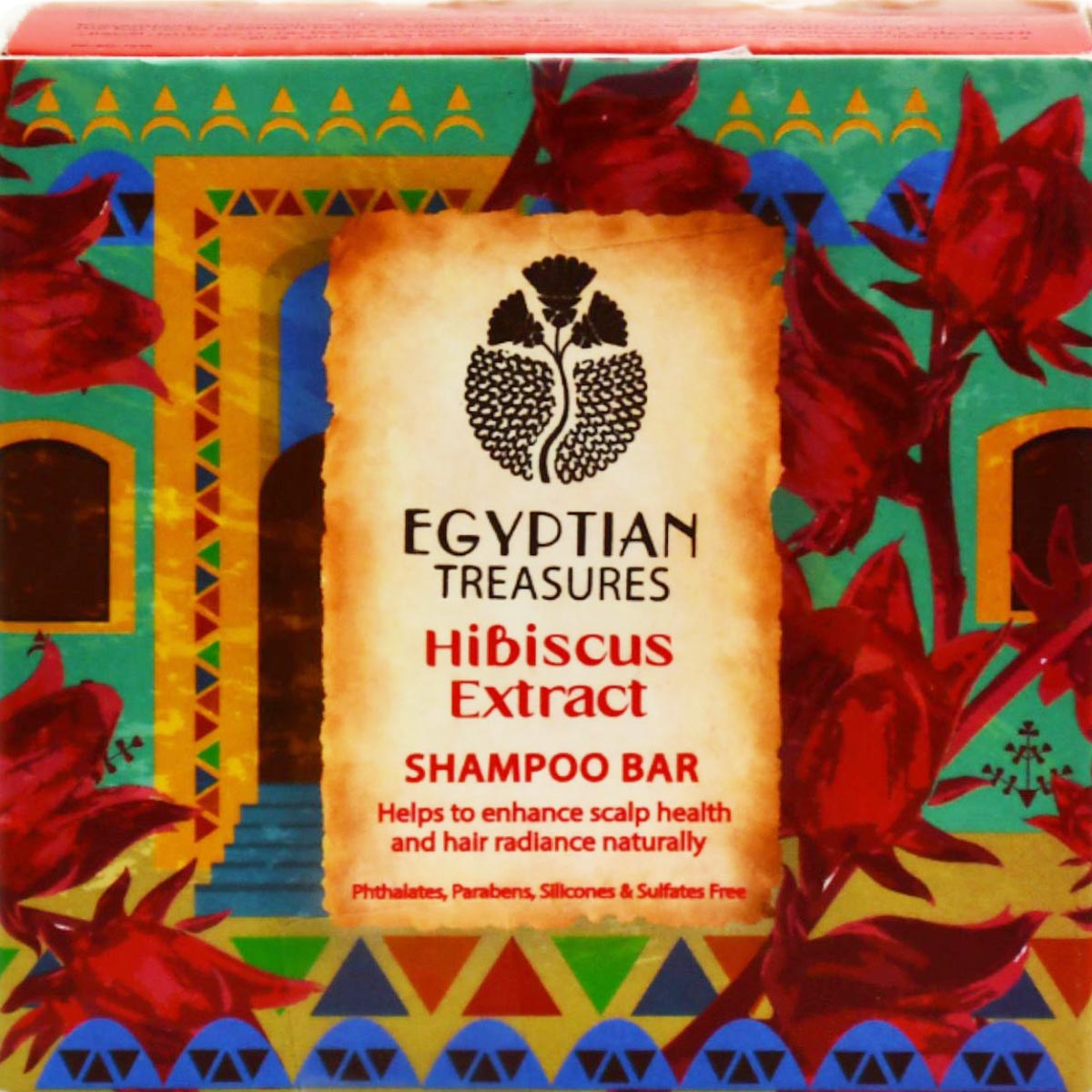 Egyptian Treasures Hibiscus Extract Shampoo Bar 100gm