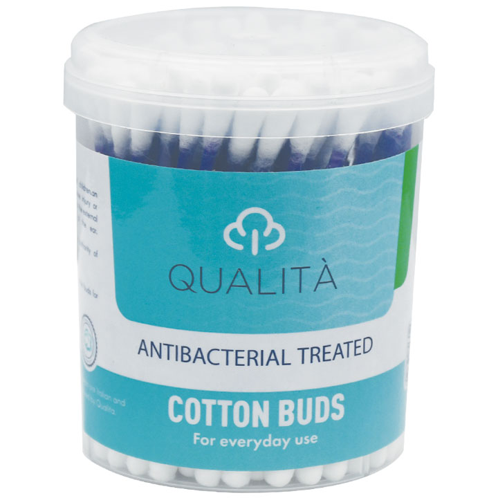 Qualita Cotton Buds Jar 100 Pieces