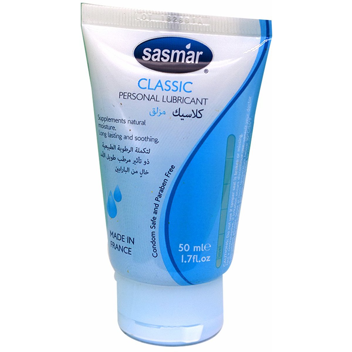 Sasmar Water Based Lubricant Classic Liquid 50ml