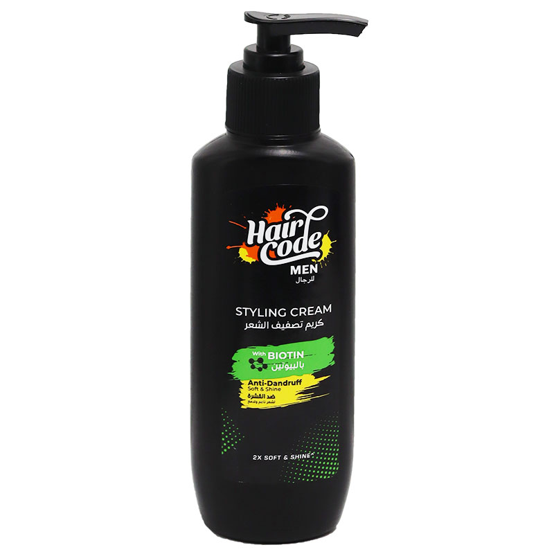 Hair Code Biotin Anti Dandruff Styling Cream 140ml