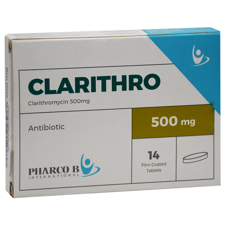 Clarithro 500mg 14 Tablet