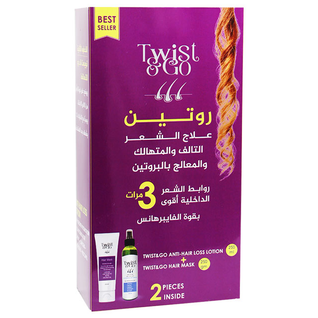 Twist and Go ( Anti-Hair Loss Lotion 250ml + Hair Mask 250ml ) (Offer Pack)