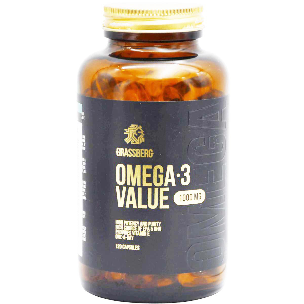 Grassberg Omega 3 Value 1000mg 120 Capsules