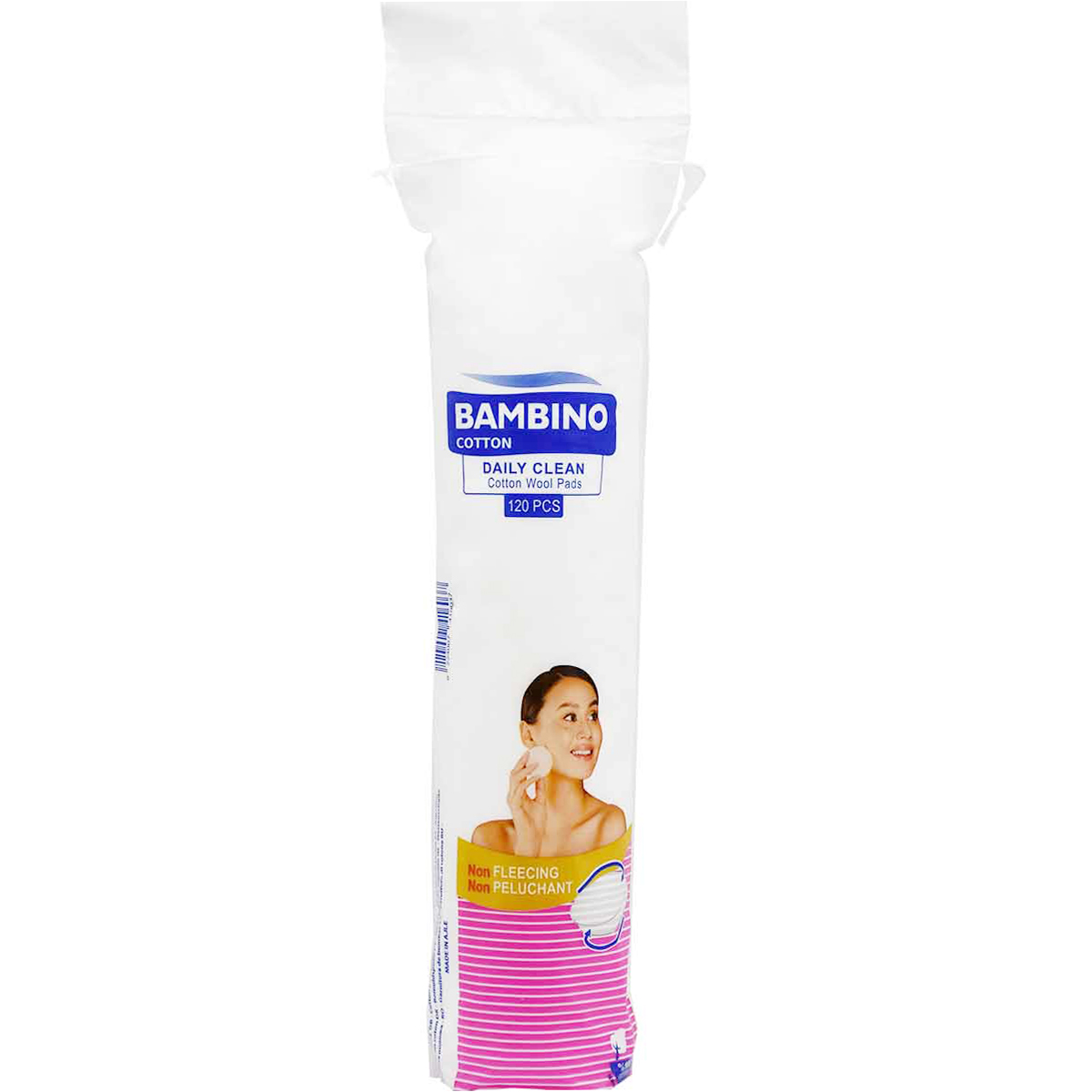 Bambino Daily Clean Cotton Pads 120 Pieces