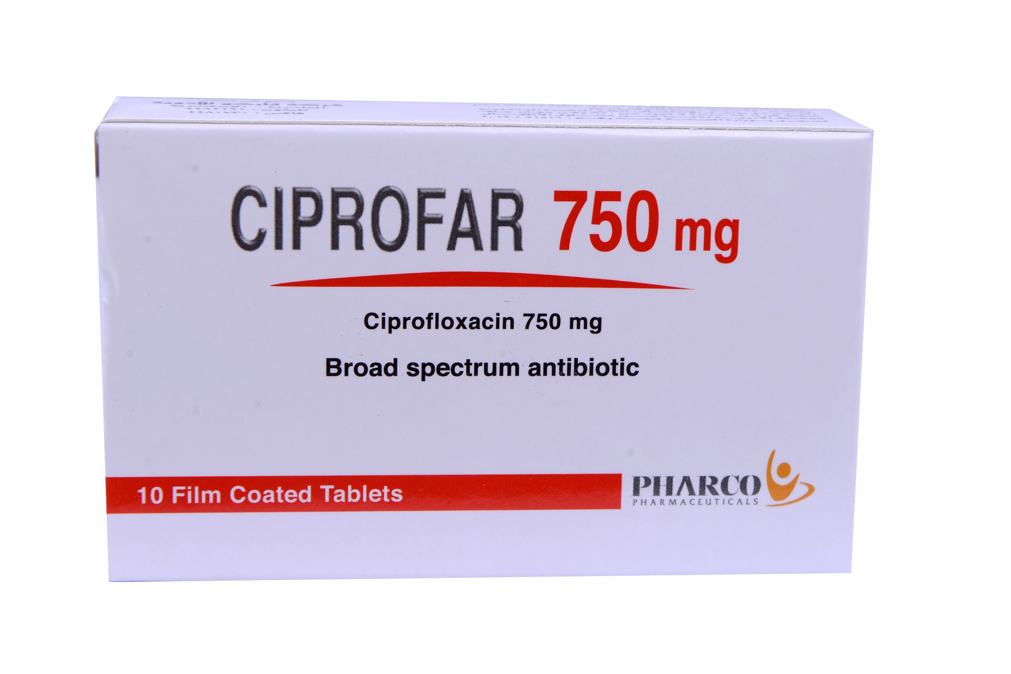 Ciprofar 750mg 10 Tablets