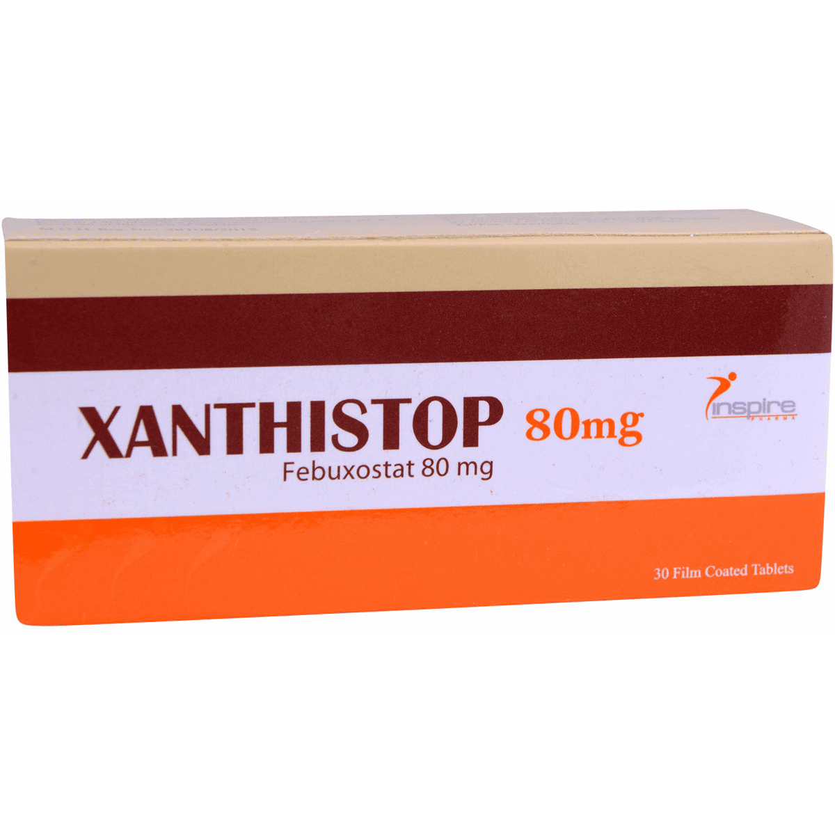Xanthistop 80mg 30 Scored Film Coated Tablets